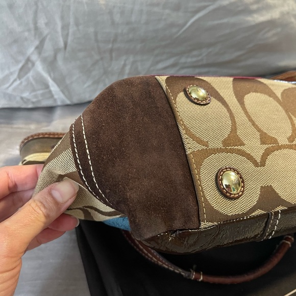 Coach Limited Edition Holiday Patchwork Tote - Picture 9 of 9